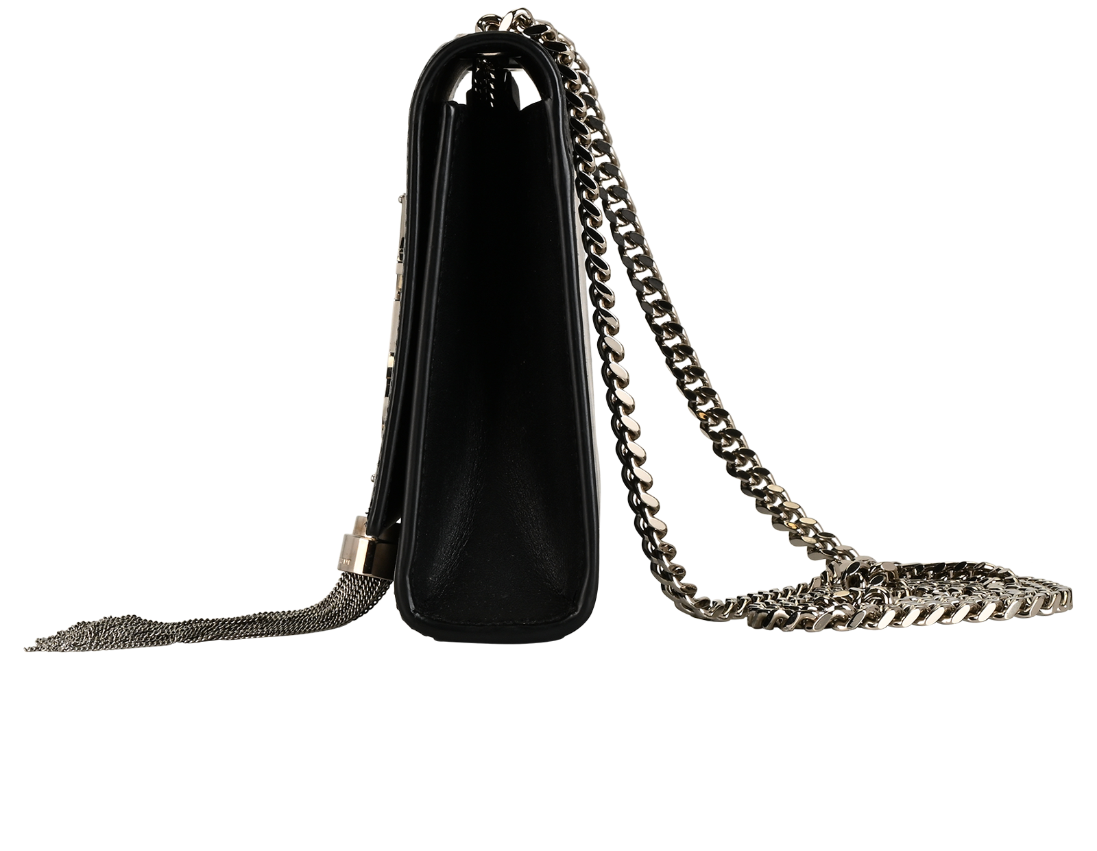 Small Kate Tassel, &pound;795, Handbags, Black, Leather, Bottom view